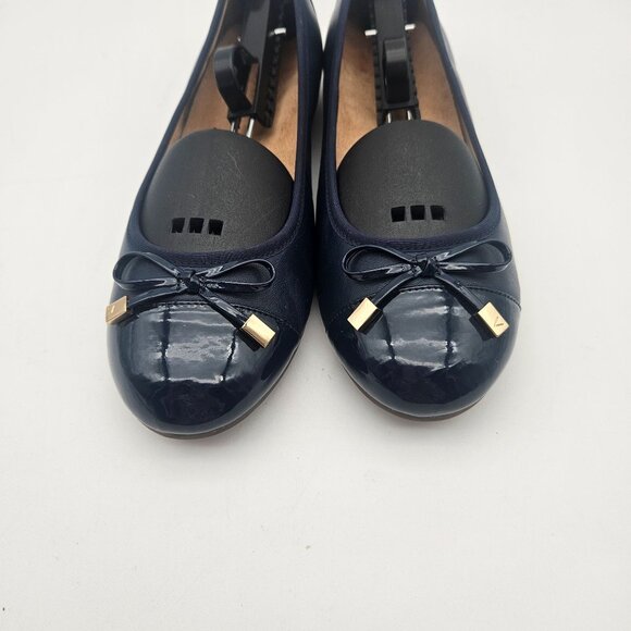 Vionic Minna Navy Blue Bow Ballet Flat Womens Sz 9 NEW - Picture 4 of 7